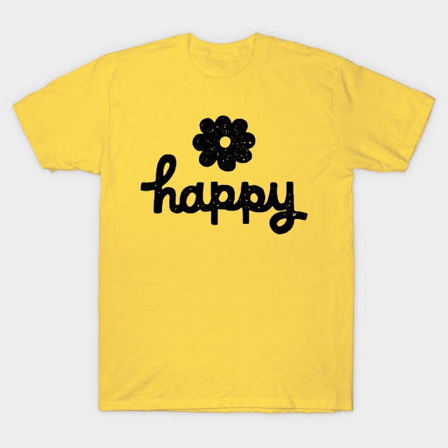 happy T-Shirt by MatthewTaylorWilson